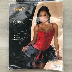 NWT Halloween Costume - Red Corset